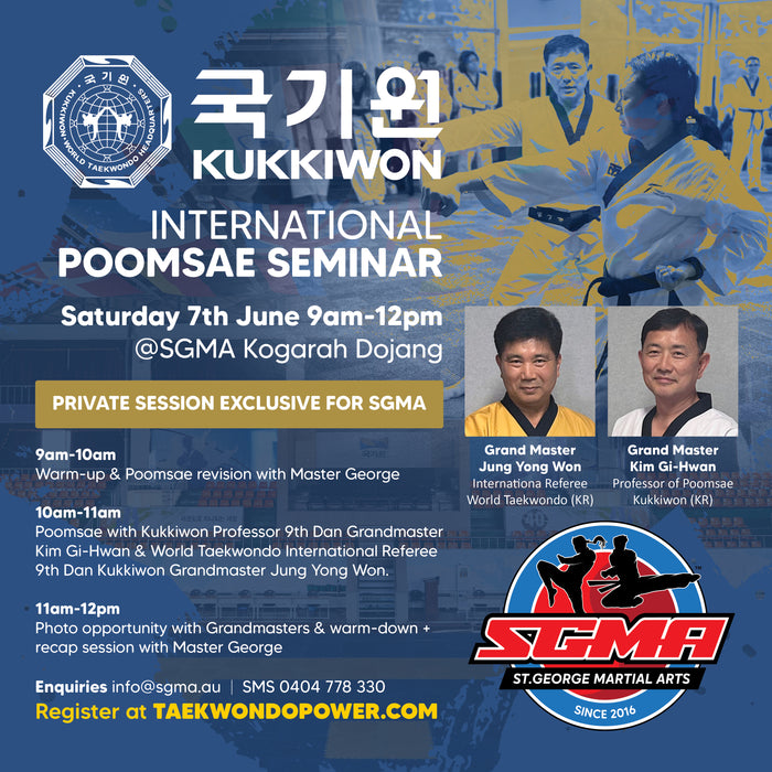 Kukkiwon International Poomsae Seminar 2025 @ SGMA KOGARAH