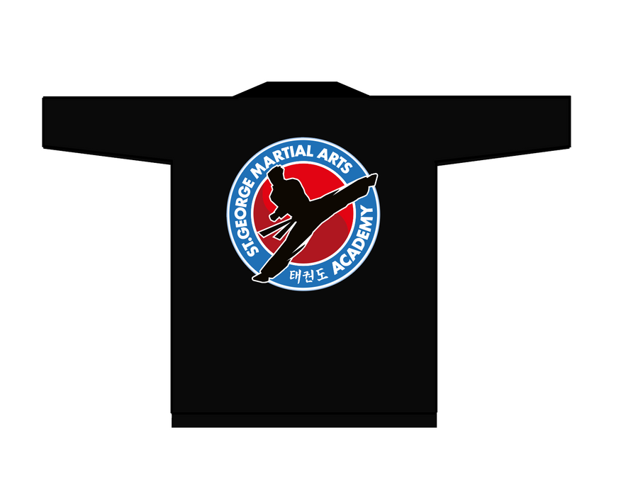 SGMA BBE Embroidered Black Club Dobok